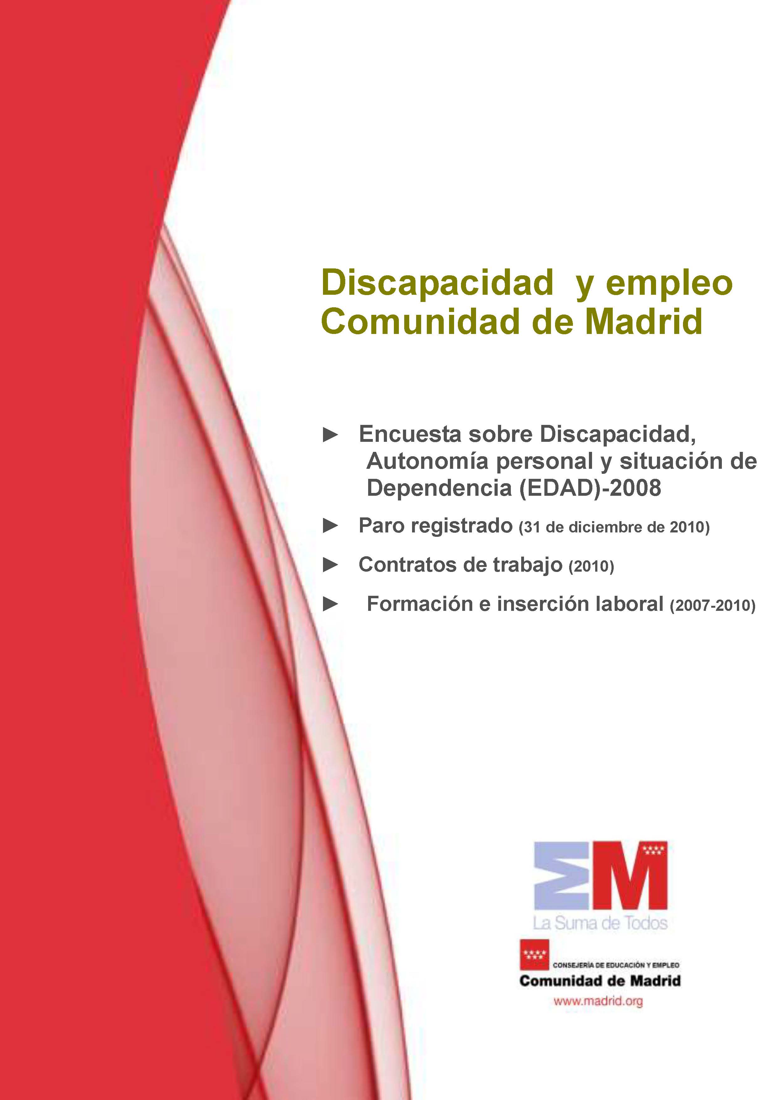 Portada de Discapacidad y empleo en la Comunidad de Madrid