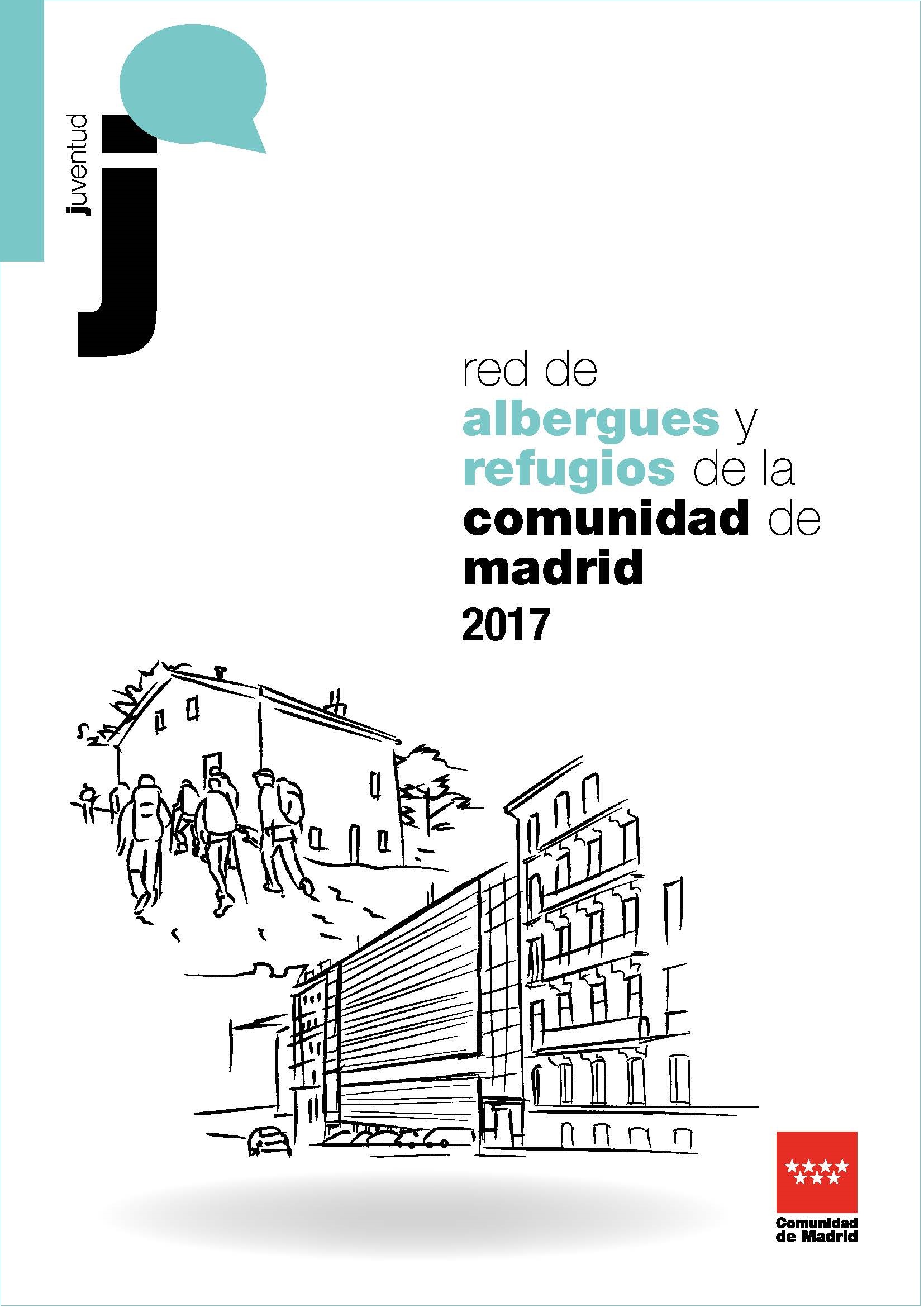 Portada de Red de albergues y refugios juveniles de la Comunidad de Madrid 2017