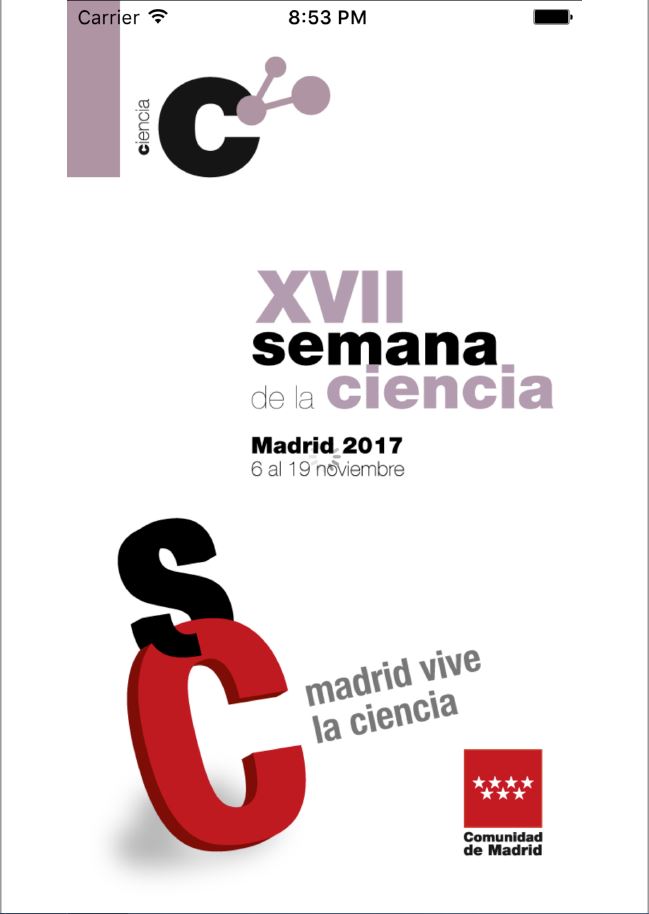 Portada de Semana (XVII) de la Ciencia. Madrid 2017