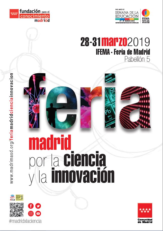 Portada de Feria Madrid por la Ciencia y la Innovación 2019 (cartel)