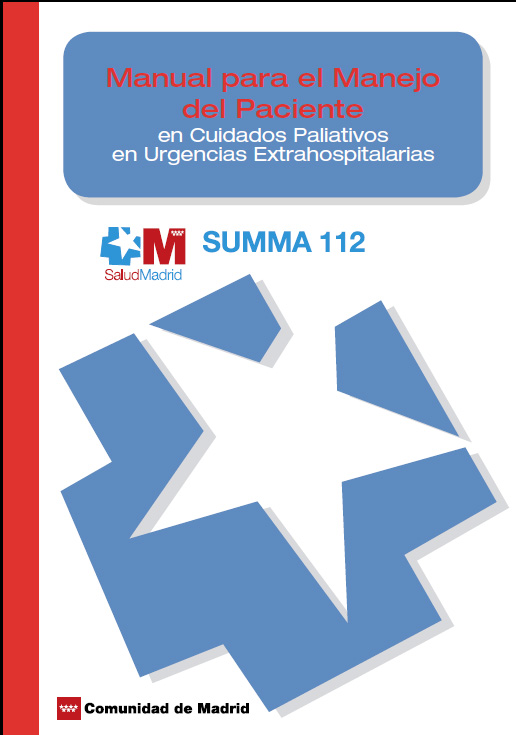 Portada de Manual para el manejo del paciente en cuidados paliativos en urgencias extrahospitalarias (SUMMA 112)