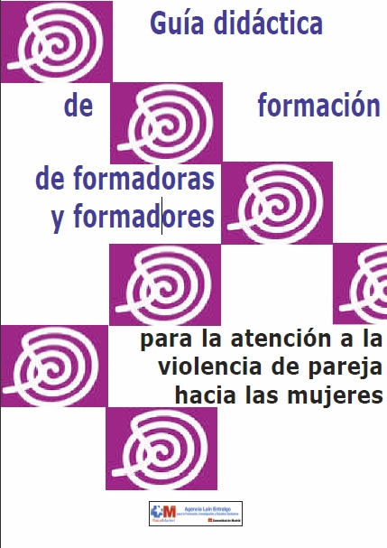 Portada de Guía didáctica de formación de formadoras y formadores para la atención a la violencia de pareja hacia las mujeres