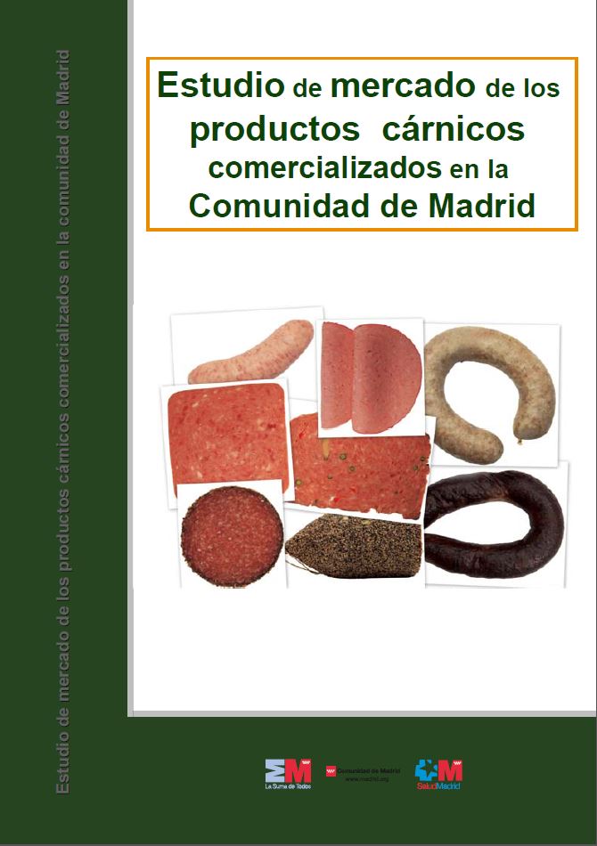 Portada de Estudio de mercado de los productos cárnicos comercializados en la Comunidad de Madrid