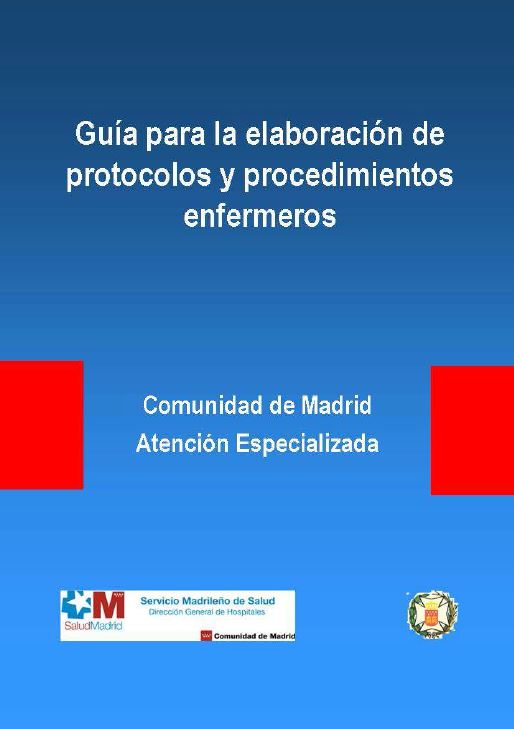 Portada de Guía para la elaboración de protocolos y procedimientos enfermeros