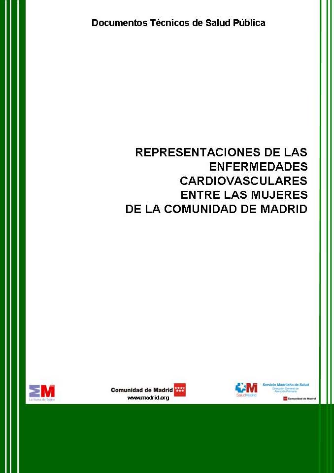 Portada de Representaciones de las enfermedades cardiovasculares entre las mujeres de la Comunidad de Madrid