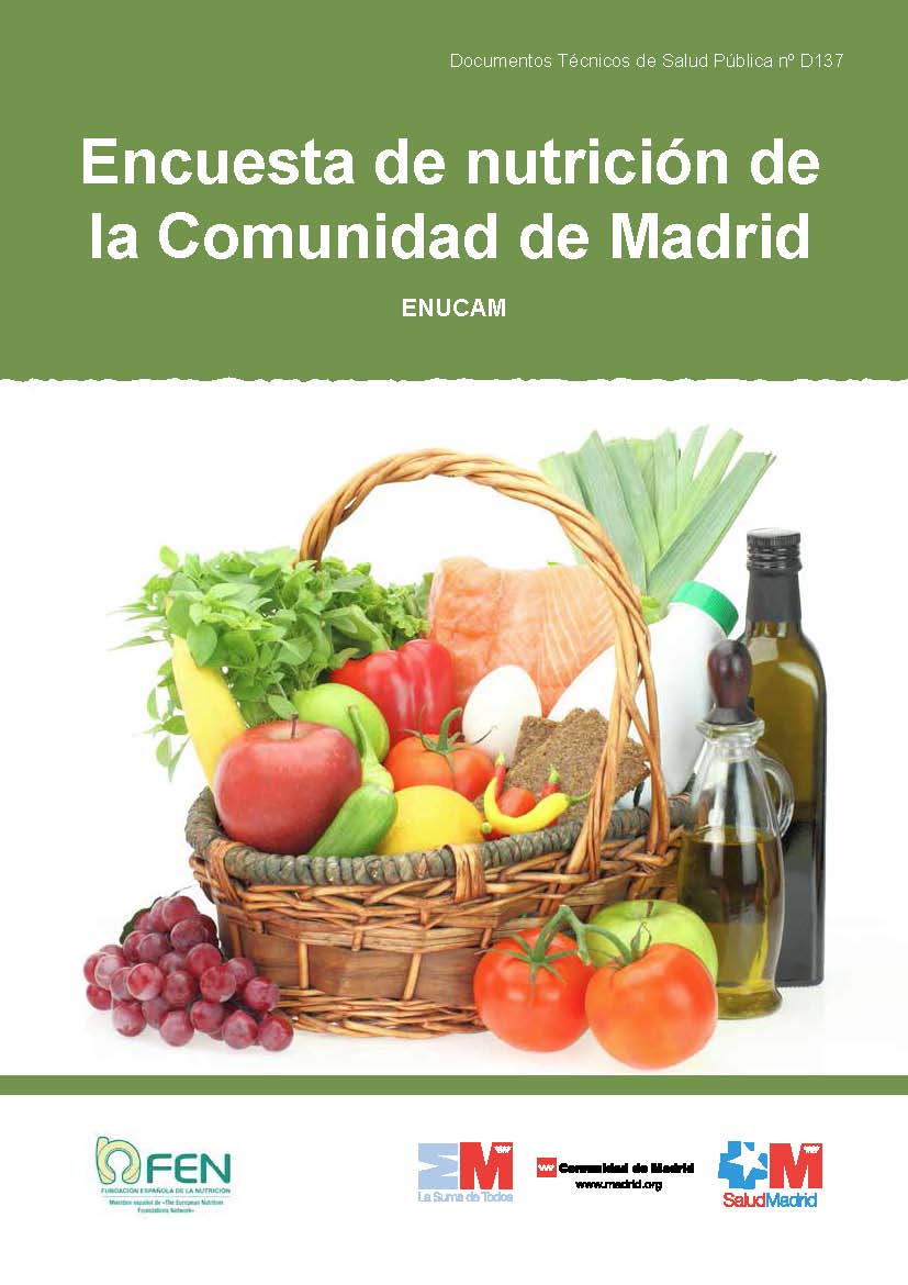 Portada de Encuesta de Nutrición de la Comunidad de Madrid 2009-2010 (ENUCAM)
