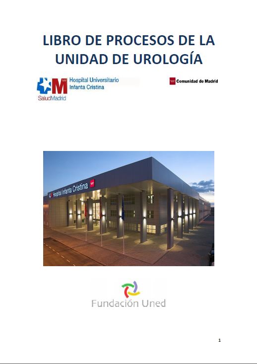 Portada de Libro de procesos de la Unidad de Urología (Hospital Universitario Infanta Cristina)