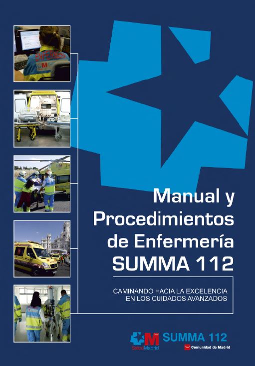 Portada de Manual y Procedimientos de Enfermería SUMMA 112