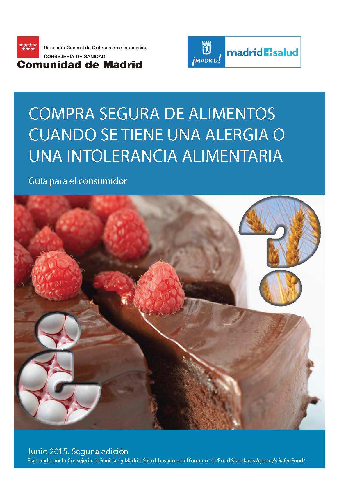 Portada de Compra segura de alimentos cuando se tiene una alergia o una intolerancia alimentaria (2ª edición)