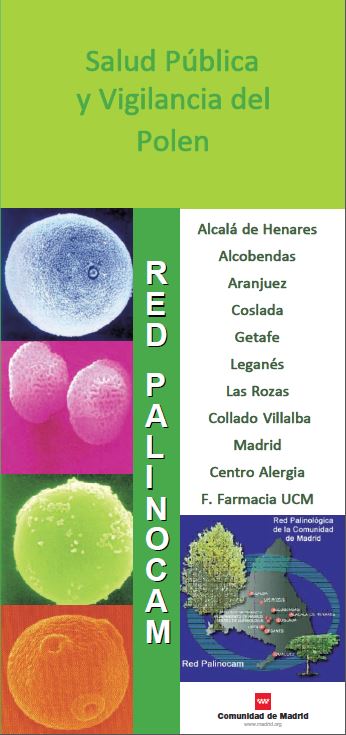 Portada de Salud pública y vigilancia del polen. Red Palinocam (3ª edición)