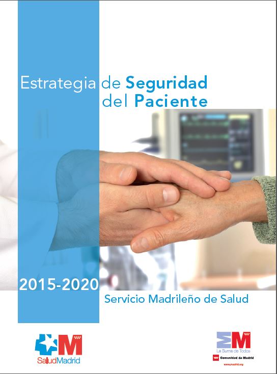 Portada de Estrategia de Seguridad del Paciente del Servicio Madrileño de Salud 2015-2020