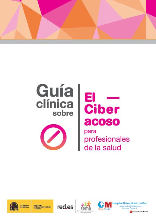 Portada de Guía clínica sobre ciberacoso para profesionales de la salud (Hospital Universitario La Paz)