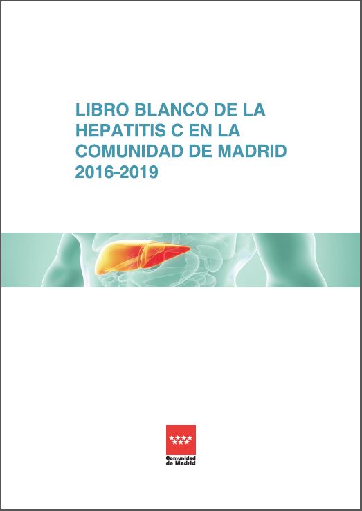 Portada de Libro Blanco de la Hepatitis C en la  Comunidad de Madrid 2016-2019
