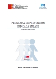Portada de Programa de prevención indicada ENLACE Guía de intervención