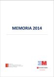 Portada de Memoria 2014. Agencia de la Comunidad de Madrid para la Reeducación y Reinserción del Menor Infractor