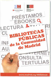 Portada de Folleto desplegable Bibliotecas Públicas de la Comunidad de Madrid