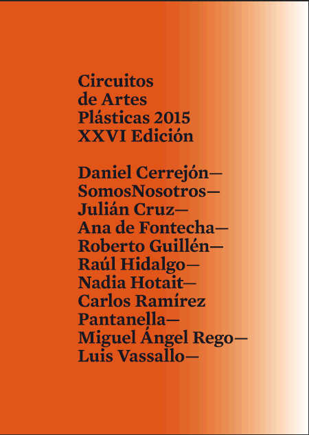 Portada de Circuitos de Artes Plásticas 2015. XXVI Edición 