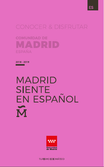 Portada de Madrid siente en español.Turismo idiomático (español)