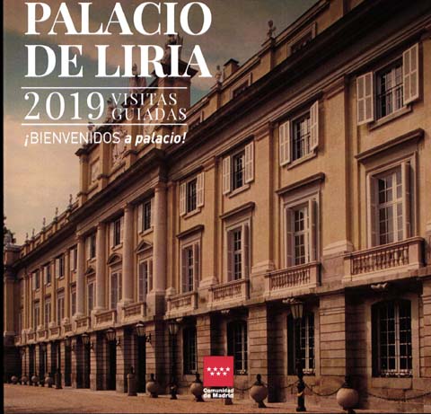 Portada de Bienvenidos a Palacio 2019. Palacio de Liria. Fundación Casa de Alba