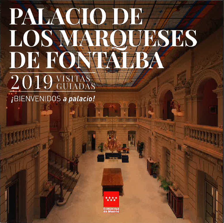 Portada de Bienvenidos a Palacio 2019. Palacio de los Marqueses de Fontalba. Fiscalía General del Estado