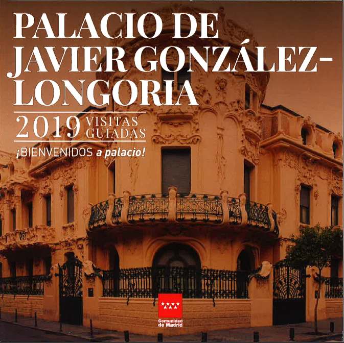Portada de Bienvenidos a Palacio 2019. Palacio de Javier González-Longoria. Sociedad General de Autores y Editores
