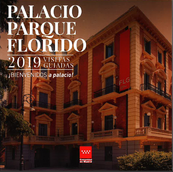 Portada de Bienvenidos a Palacio 2019. Palacio de Parque Florido. Museo Lázaro Galdiano
