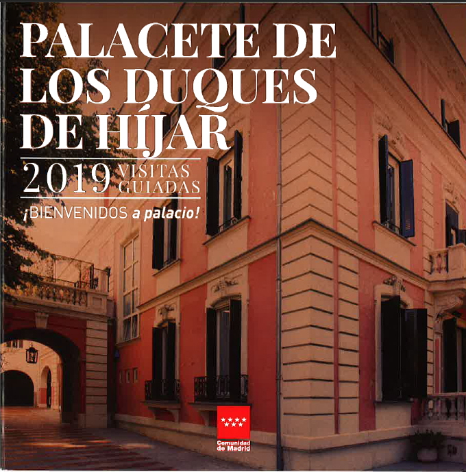 Portada de Bienvenidos a Palacio 2019. Palacete de los Duques de Híjar. Embajada de Portugal