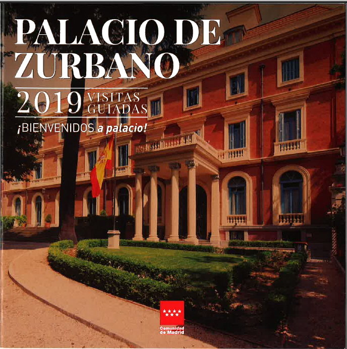 Portada de Bienvenidos a Palacio 2019. Palacio de Zurbano. Ministerio de Fomento