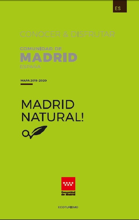 Portada de Ecoturismo Madrid Natural Mapa 2019-2020