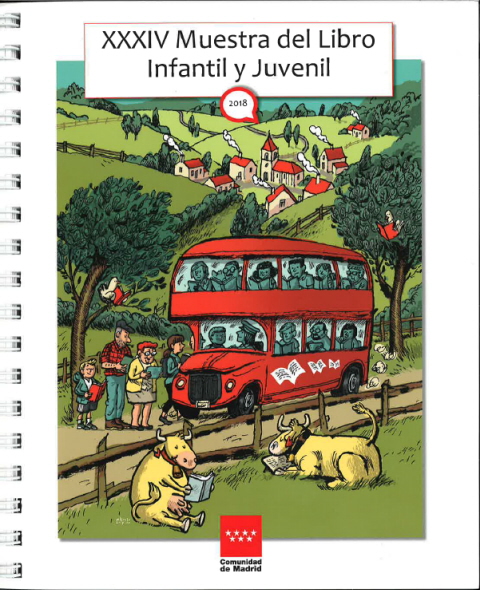 Portada de XXXIV Muestra del Libro Infantil y Juvenil . Catálogo