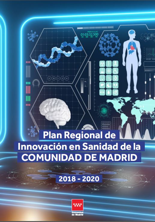 Portada de Plan regional de Innovación en Sanidad de la Comunidad de Madrid 2018-2020