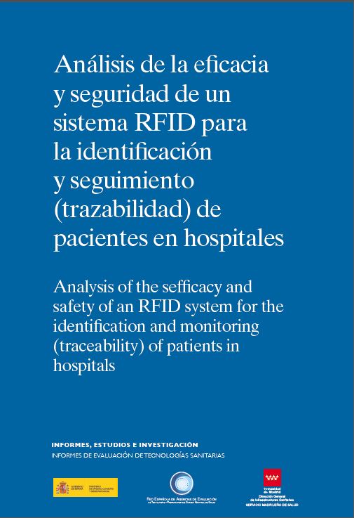 Portada de Análisis de la eficacia y seguridad de un sistema RFID para la identificación y seguimiento (trazabilidad) de pacientes en hospitales