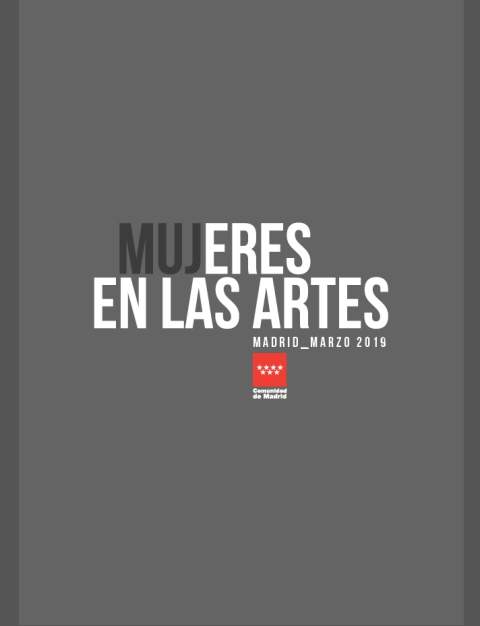 Portada de Mujeres en las Artes. Madrid marzo 2019