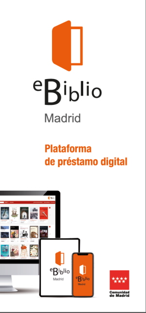 Portada de eBiblio Madrid. Plataforma de préstamo digital