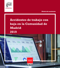 Portada de Accidentes de trabajo con baja en la Comunidad de Madrid 2019