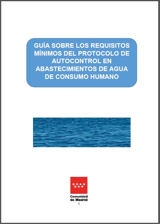 Portada de Guía sobre los requisitos mínimos del protocolo de autocontrol en abastecimientos de agua de consumo humano