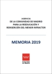Portada de Memoria 2019. Agencia de la Comunidad de Madrid para la Reeducación y Reinserción del Menor Infractor
