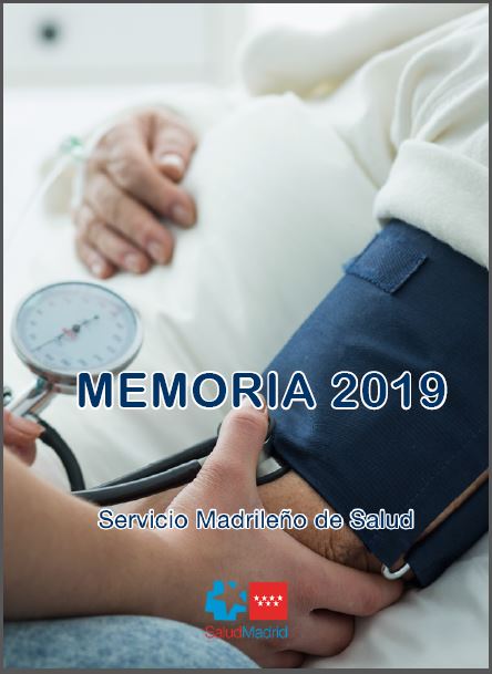Portada de Memoria 2019. Servicio Madrileño de Salud
