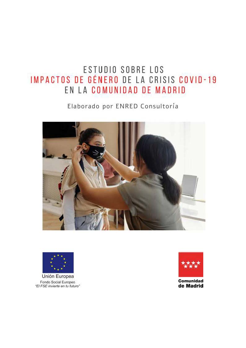 Portada de Estudio sobre los impactos de género de la crisis del Covid-19 en la Comunidad de Madrid