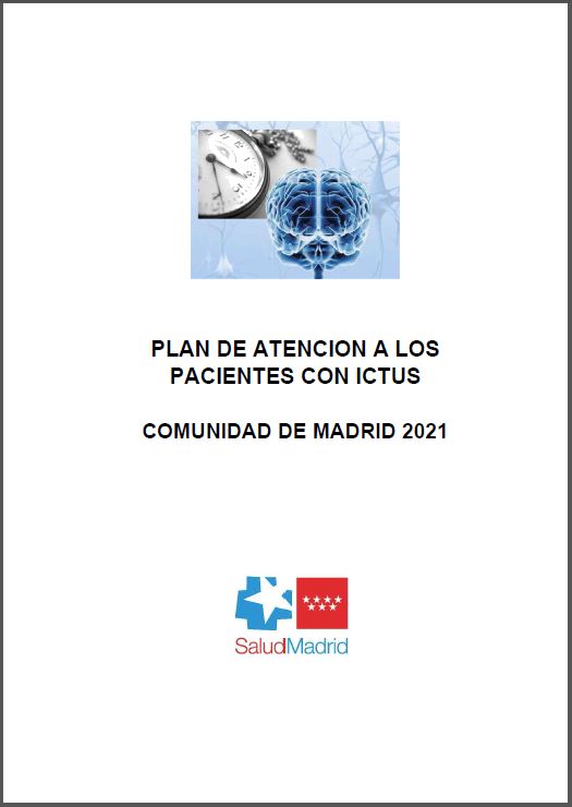 Portada de Plan de Atención a los pacientes con Ictus en la Comunidad de Madrid 2021