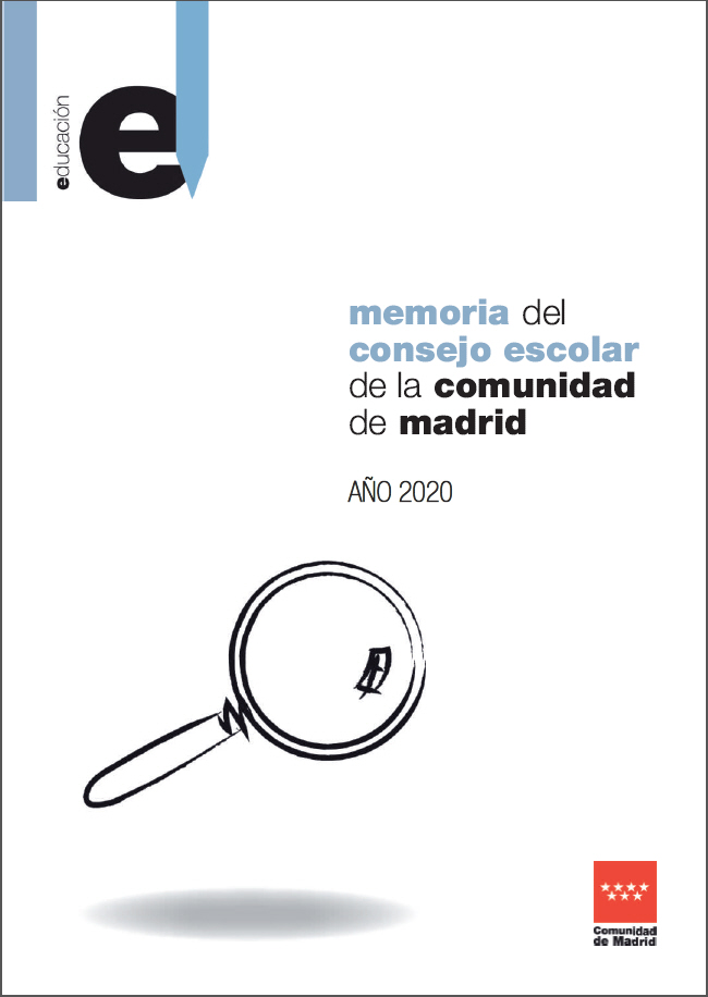 Portada de Memoria del Consejo Escolar de la Comunidad de Madrid. Año 2020