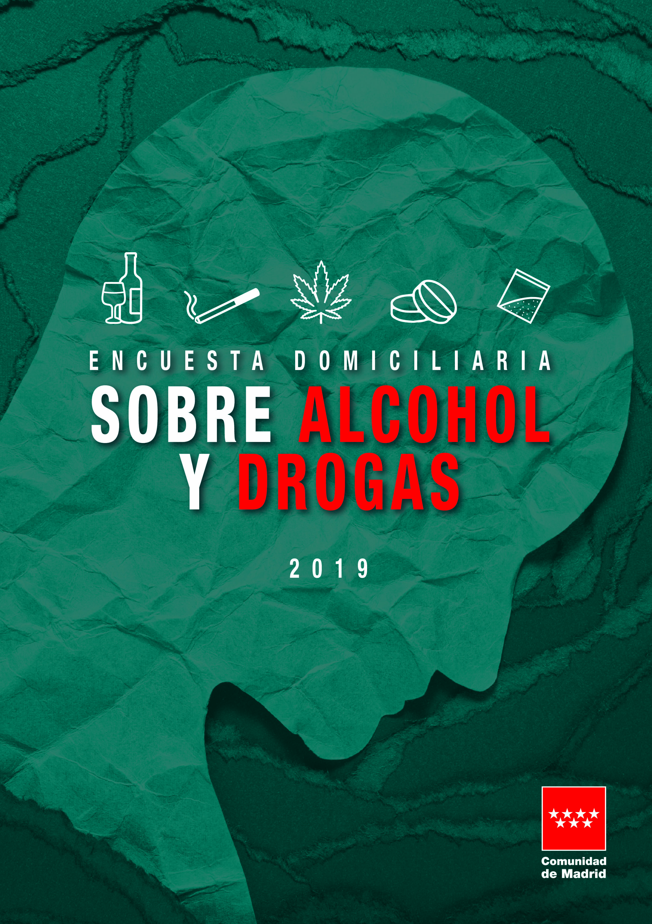 Portada de Encuesta domiciliaria sobre alcohol y otras drogas en la Comunidad de Madrid. Año 2019