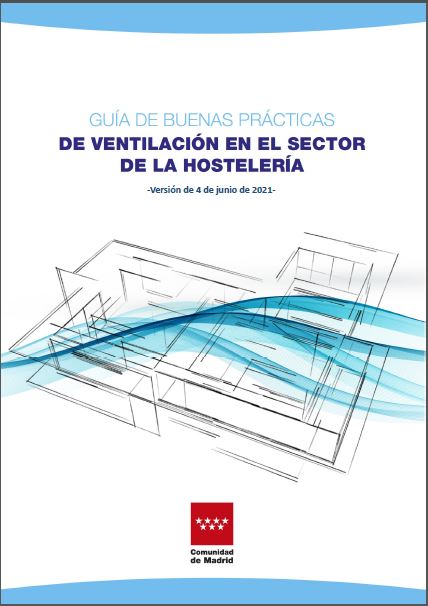 Portada de Guía de buenas prácticas de ventilación en el sector de la hostelería (2ª edición)