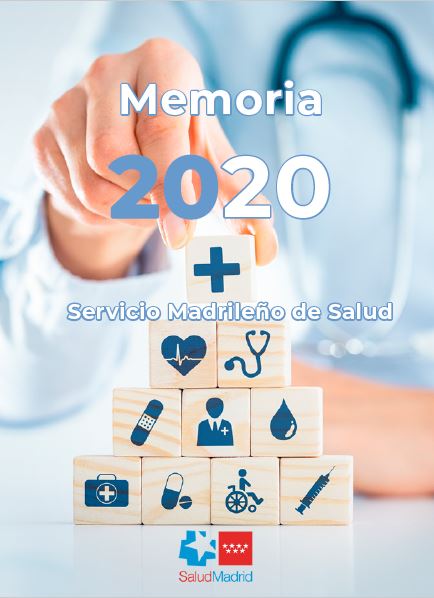 Portada de Memoria 2020. Servicio Madrileño de Salud