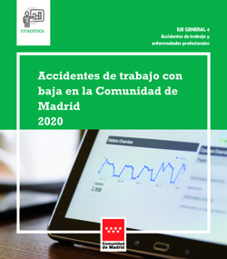 Portada de Accidentes de trabajo con baja en la Comunidad de Madrid 2020