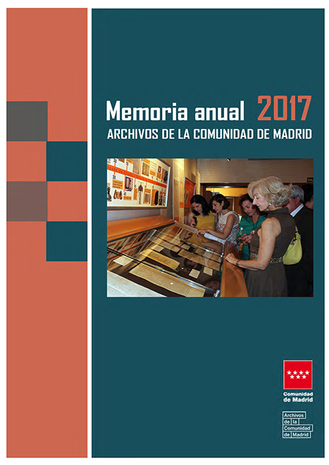 Portada de Memoria anual 2017. Archivos de la Comunidad de Madrid