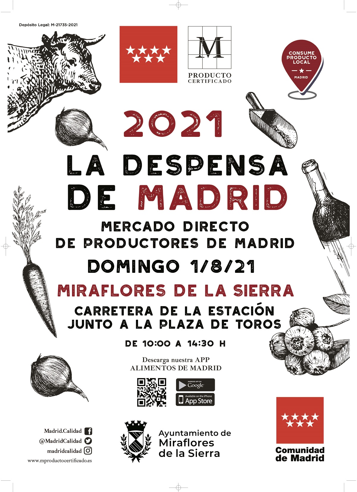 Portada de Despensa de Madrid, La: Miraflores de la Sierra