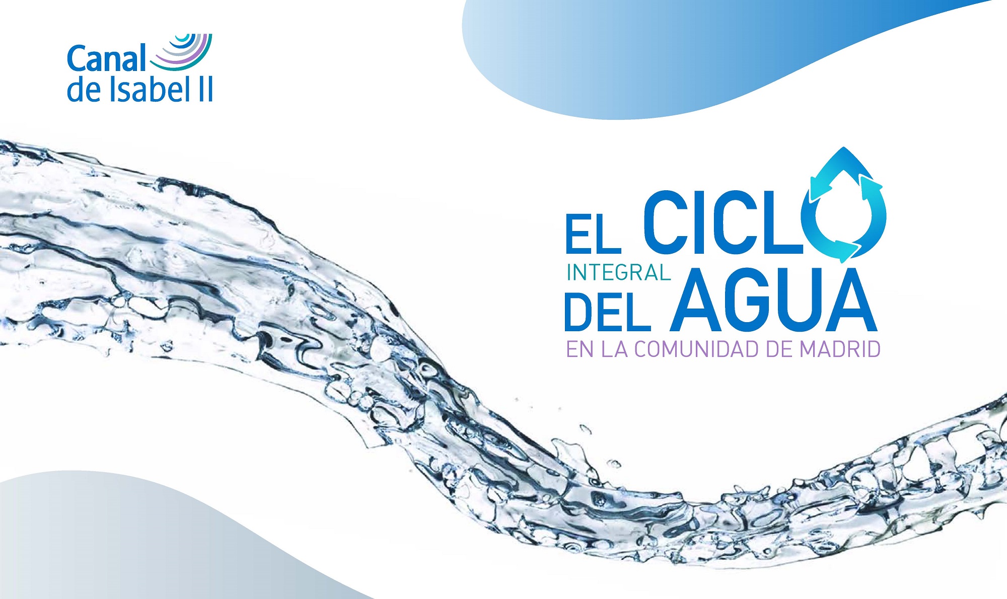 Portada de El ciclo integral del agua en la Comunidad de Madrid