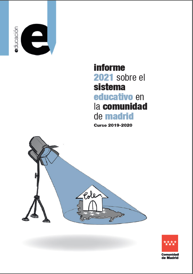 Portada de Informe 2021 sobre el sistema educativo en la Comunidad de Madrid. Curso 2019-2020