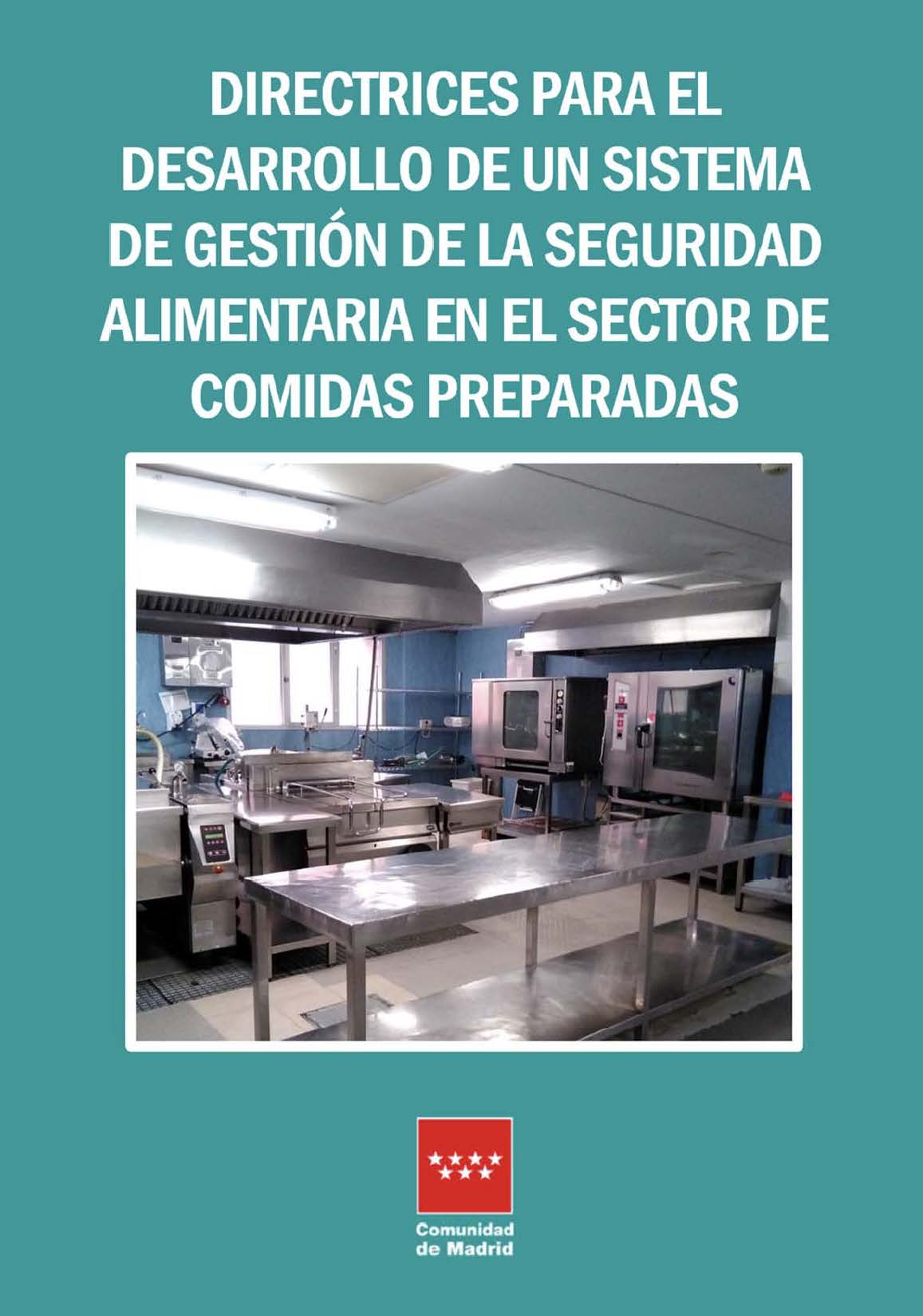 Portada de Directrices para el desarrollo de un sistema de gestión de la seguridad alimentaria en el sector de comidas preparadas